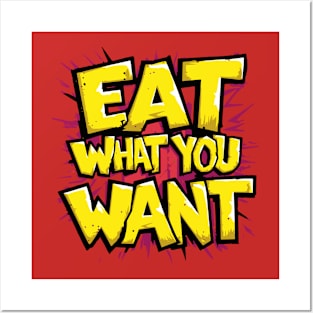 National Eat What You Want Day – May Posters and Art